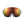 POC ski goggles with white frame and orange reflective Zeiss lens