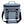 Grey Polar Bear soft cooler bag with shoulder strap and front zipper pocket