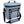 Grey Polar Bear soft cooler bag with shoulder strap and front zipper pocket