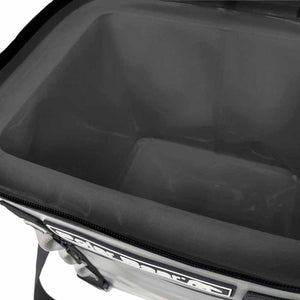 Interior view of an open Polar Bear cooler showing the insulated lining