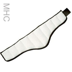 Polar Products white quilted neck cooling wrap with black trim