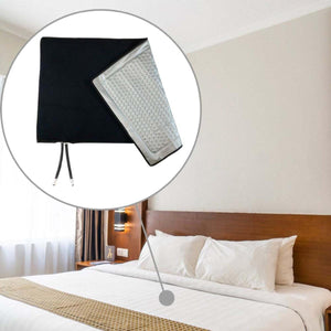 Polar Products cooling pad with black exterior and silver dimpled interior