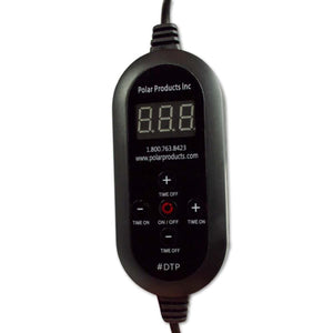 Polar Products digital controller with display screen and buttons for time and power settings