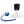 Polar Products cold therapy head wrap on mannequin with blue cooling unit and hose