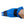 Polar Products blue perforated elbow cold therapy wrap with black velcro straps