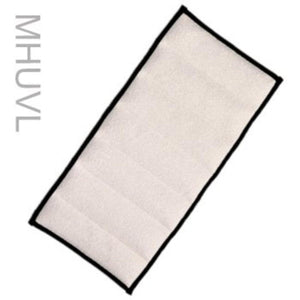 Polar Products rectangular white cooling towel with black trim