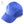 Solid blue baseball cap with eyelets