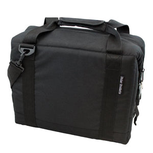 Black Polar Products insulated cooler bag with carry handles and shoulder strap