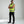 Man wearing a Polar Quest high visibility yellow cooling vest with integrated fans
