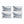 Four Polar Quest silver rectangular ice packs with instructional text printed on the surface