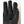 Hestra black leather glove palm detail