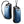 Two blue Ocoopa rechargeable hand warmers with black lanyards and water droplets on the surface
