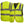 Pyramex Safety high visibility yellow vest with reflective stripes