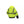 Pyramex Safety high visibility yellow hooded jacket with reflective strips viewed from the back