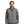 Man wearing a grey G-Tech heated vest with a chevron quilted pattern and a zippered chest pocket