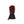 Lenz black heated glove with red heat element graphic