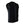 Black and grey sleeveless heated vest with front zipper and power button