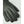 Dark green leather glove with stitched finger details