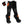 ActionHeat black battery heated socks with orange logo and grey accents