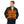 Man wearing black Venture Heat bomber jacket with visible orange glowing heating elements on the chest