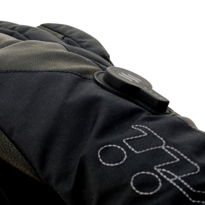Glovii heated glove control button detail