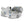 Korkers grey traction cleats attached to a white shoe