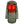 ActionHeat olive green parka with highlighted heating zones on chest and collar