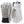 Hestra white and grey leather ski gloves with carabiner