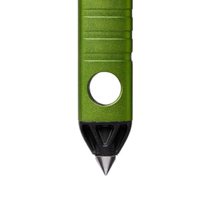 Black Diamond green ice screw tip with metal point