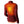 Gobi Heat red puffer jacket showing internal heating element grid on the back