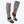 Mobile Warming grey and black heated socks with orange trim and side zipper