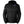 Black Buffalo Bills hooded puffer jacket with team logo on chest