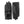 Hestra black leather driving gloves with knuckle cutouts and perforated detailing