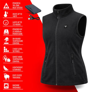 ActionHeat 5V Women's Classic Heated Fleece Vest
