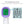 UTK Technology infrared thermometer with backlit LCD screen showing temperature reading