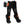 ActionHeat black battery heated socks with orange logo and grey accents