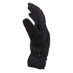 Kombi black winter glove with textured palm and elastic wrist