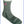 Grey crew sock with pink flower embroidery and black arch support detailing