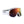 POC white ski goggles with orange reflective lens