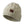 Cream colored Gobi Heat cable knit beanie with brown leather logo patch