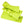 Radians lime green cooling towel with repeating pattern