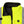 Radians high visibility yellow safety vest collar and zipper detail