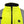 Radians high visibility yellow safety vest with reflective stripes and black zipper detail
