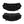 Reciens black heated hand warmer muff with adjustable waist strap and zippered pocket