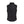 Back view of a black Radians quilted vest with a high collar