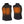 Radians black heated vest showing front and back heating elements
