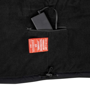 Radians heated apparel battery pack inside jacket pocket