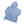 Light blue Ragz hooded pullover with front pocket and drawstring hem