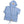 Light blue Ragz zip up hoodie with textured fabric and yellow brand labels