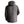 Back view of a black Ravean hooded puffer jacket